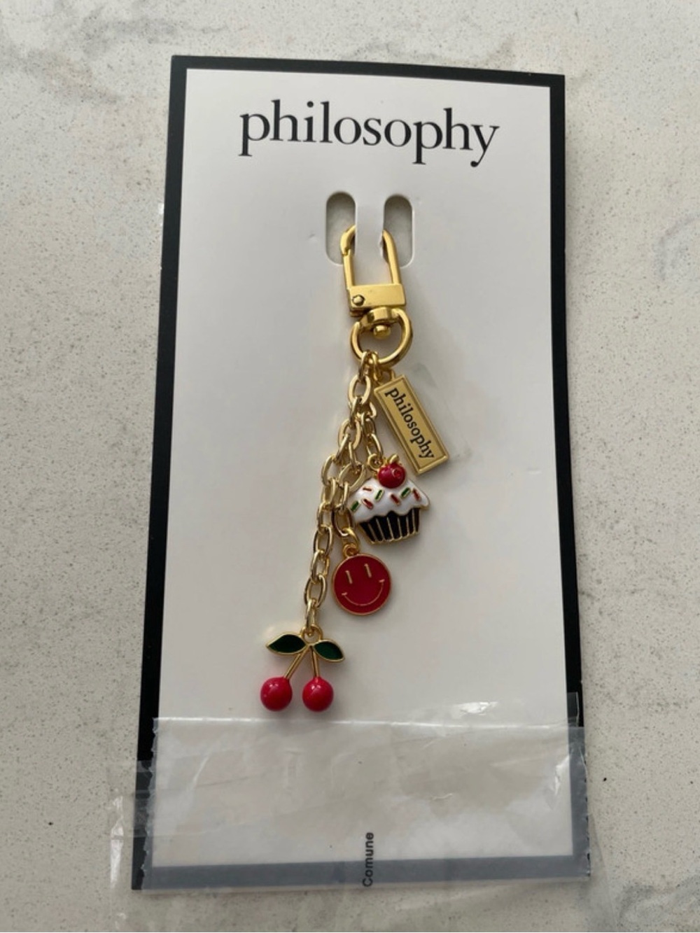 Philosophy Charm Keychain